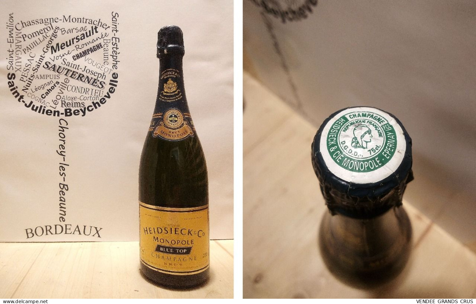 Heidsieck Monopole Blue Top - Champagne - 1 X 75 Cl - Blanc Effervescent - Champagne & Mousseux