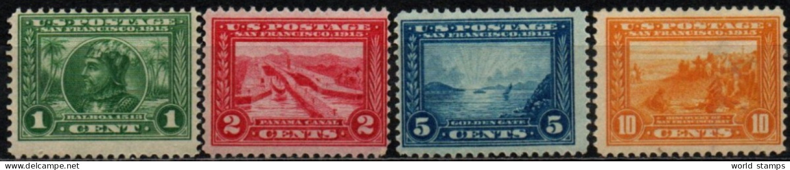 ETATS-UNIS D'AMERIQUE 1912-5 * DENT 12 - Unused Stamps