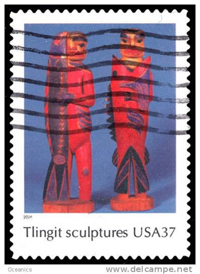 Etats-Unis / United States (Scott No.3873c - Arts Ameriendiens / Art Of The American Indians) (o) - Gebruikt