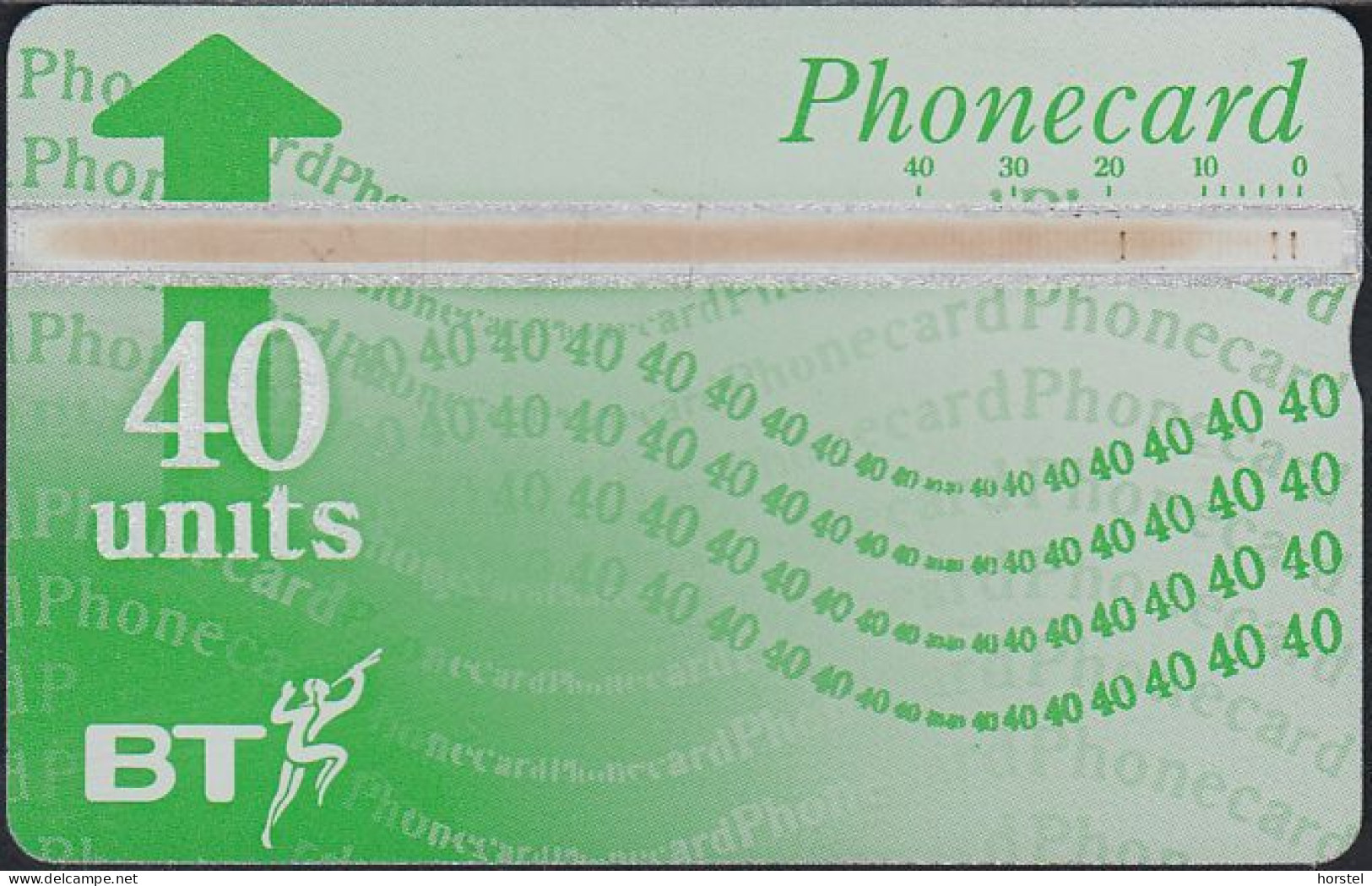 UK - British Telecom L&G  BTD039 - 8th Issue Phonecard Definitive - 40 Units - 266B - BT Definitive