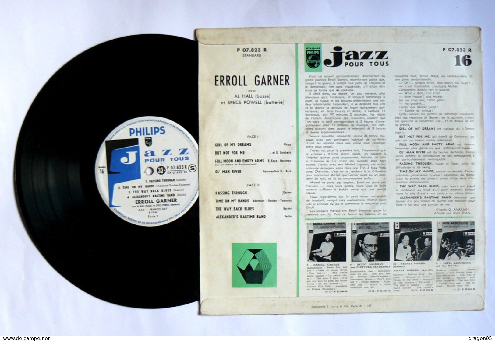 25cm Erroll GARNER : Girl Of My Dreams - Jazz