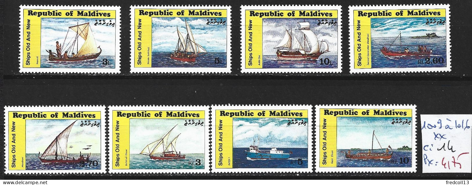 MALDIVES 1009 à 16 ** Côte 14 € - Maldives (1965-...)