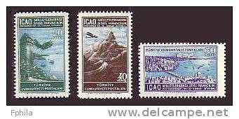 1950 TURKEY INTERNATIONAL CIVIL AVIATION (ICAO) REGIONAL CONGRESS MNH ** - Nuovi