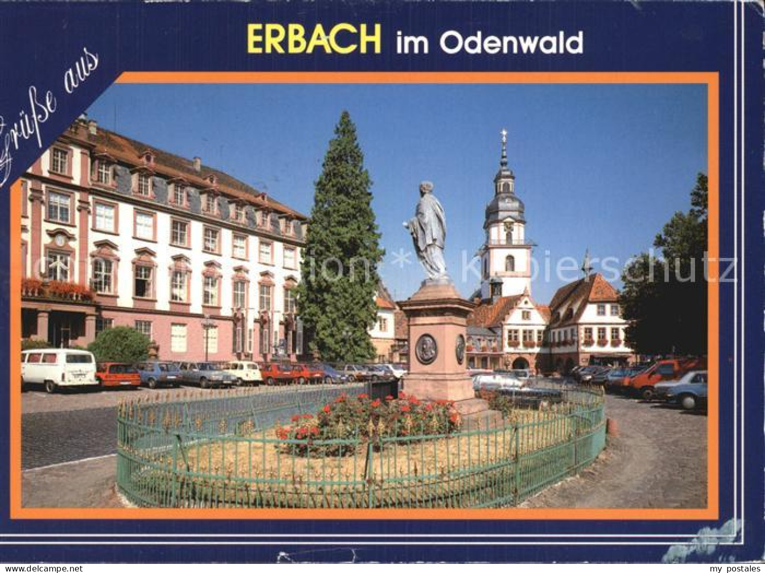 72454769 Erbach Odenwald Marktplatz Schloss Ev Stadkirche Rathaus Erbach - Erbach