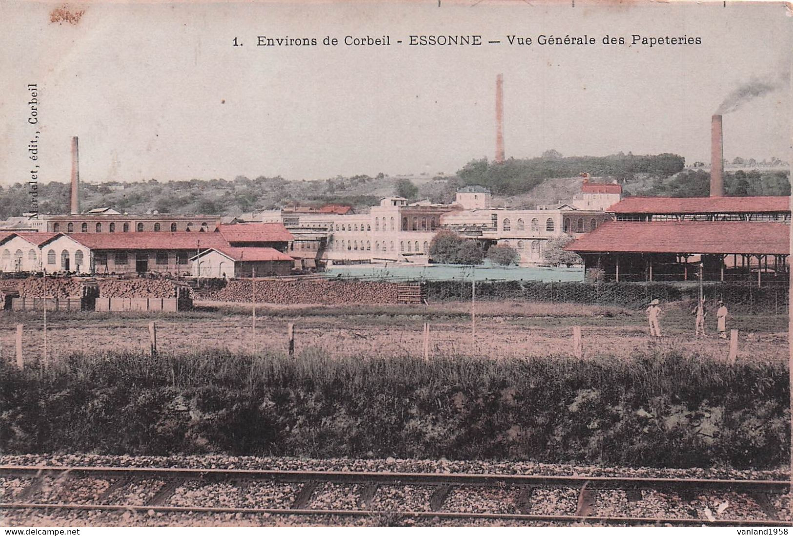 ESSONNES-vue Généramle Des Papéteries (colorisée) - Essonnes