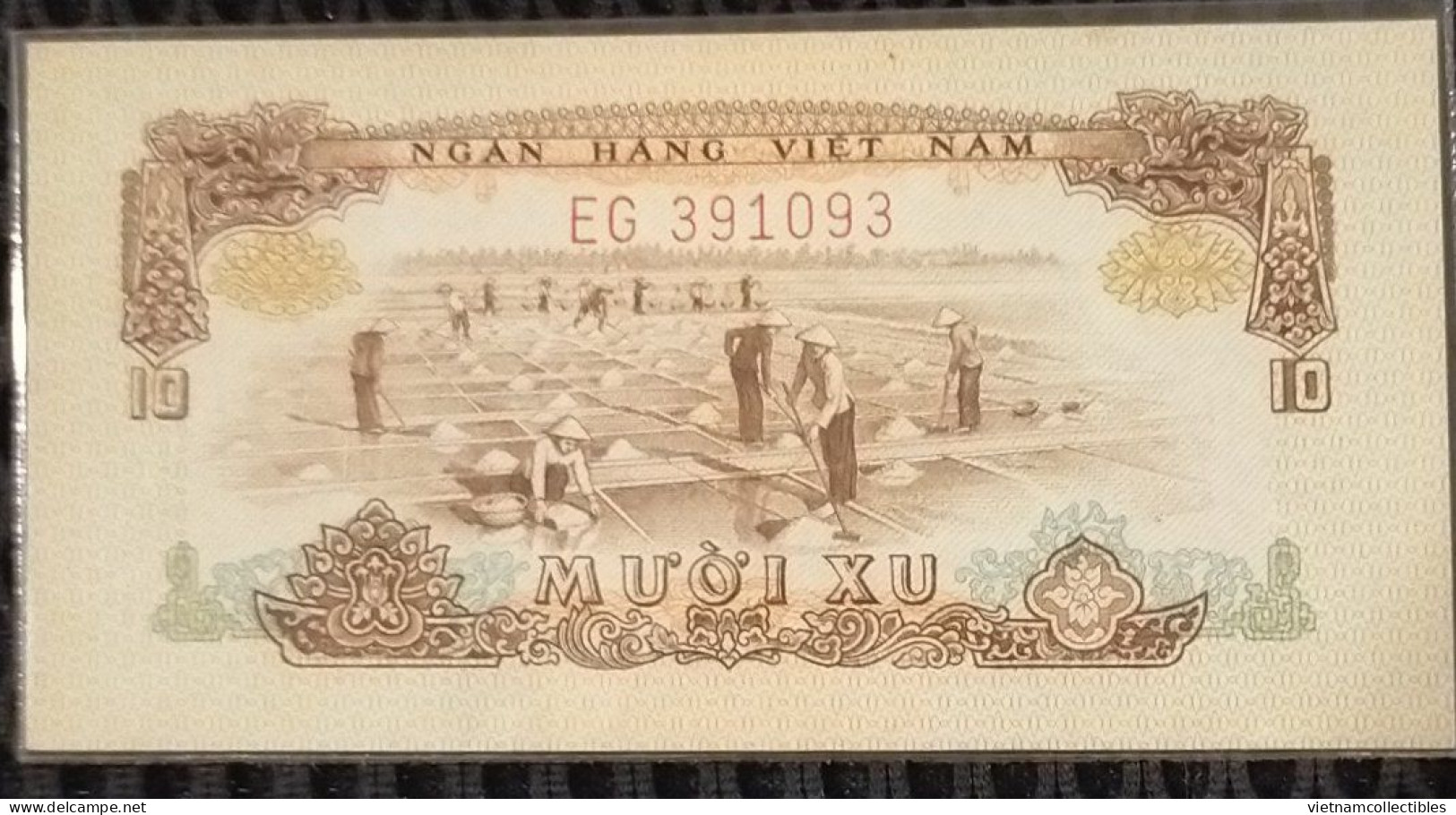 Vietnam Viet Nam South 10 Xu UNC Banknote Note Billet 1966 (using In 1975) - Pick # 37 - Vietnam
