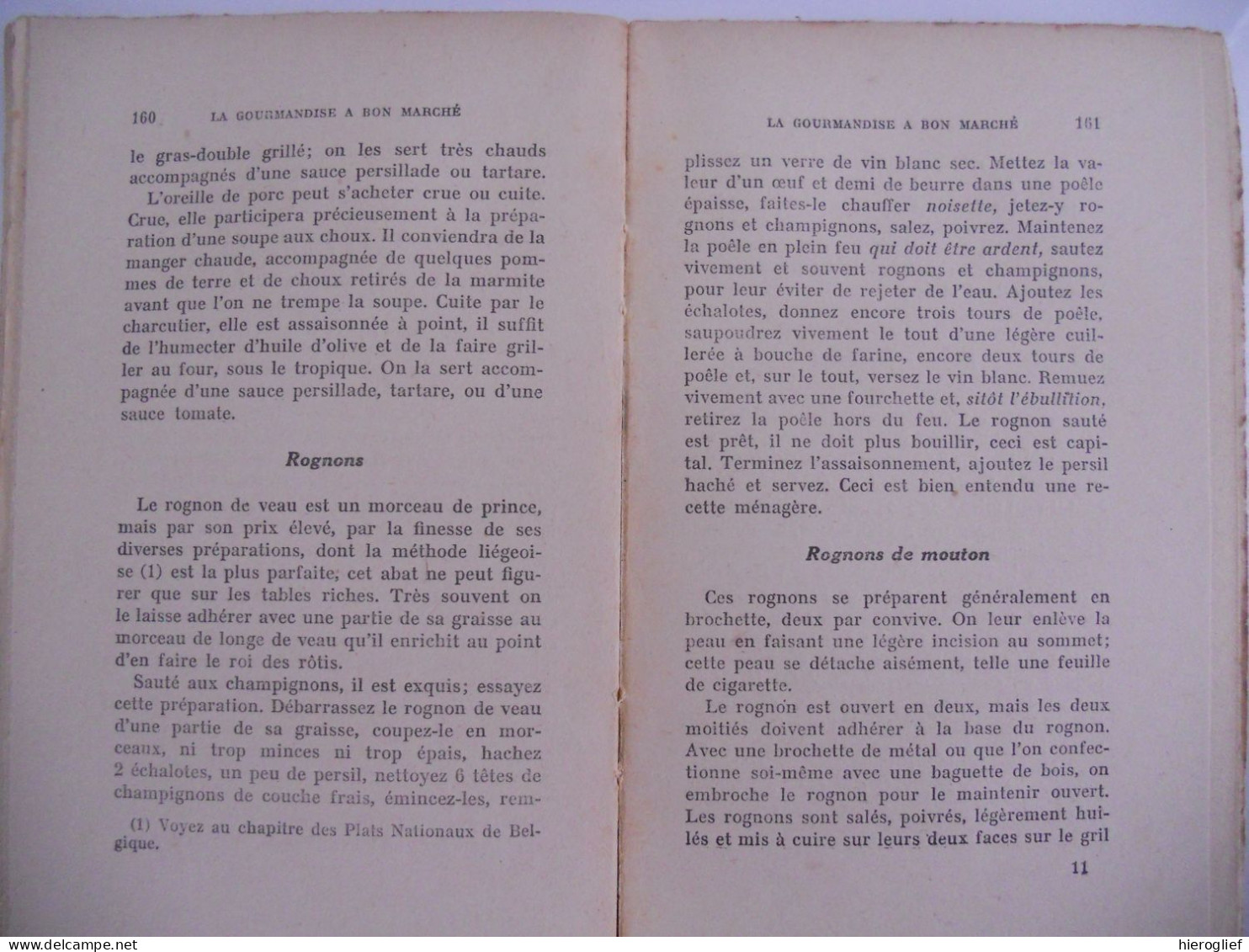 La Gourmandise à Bon Marché - recettes simples et pratiques par Paul Bouillard propriétaire de Filet de sole Bruxelles