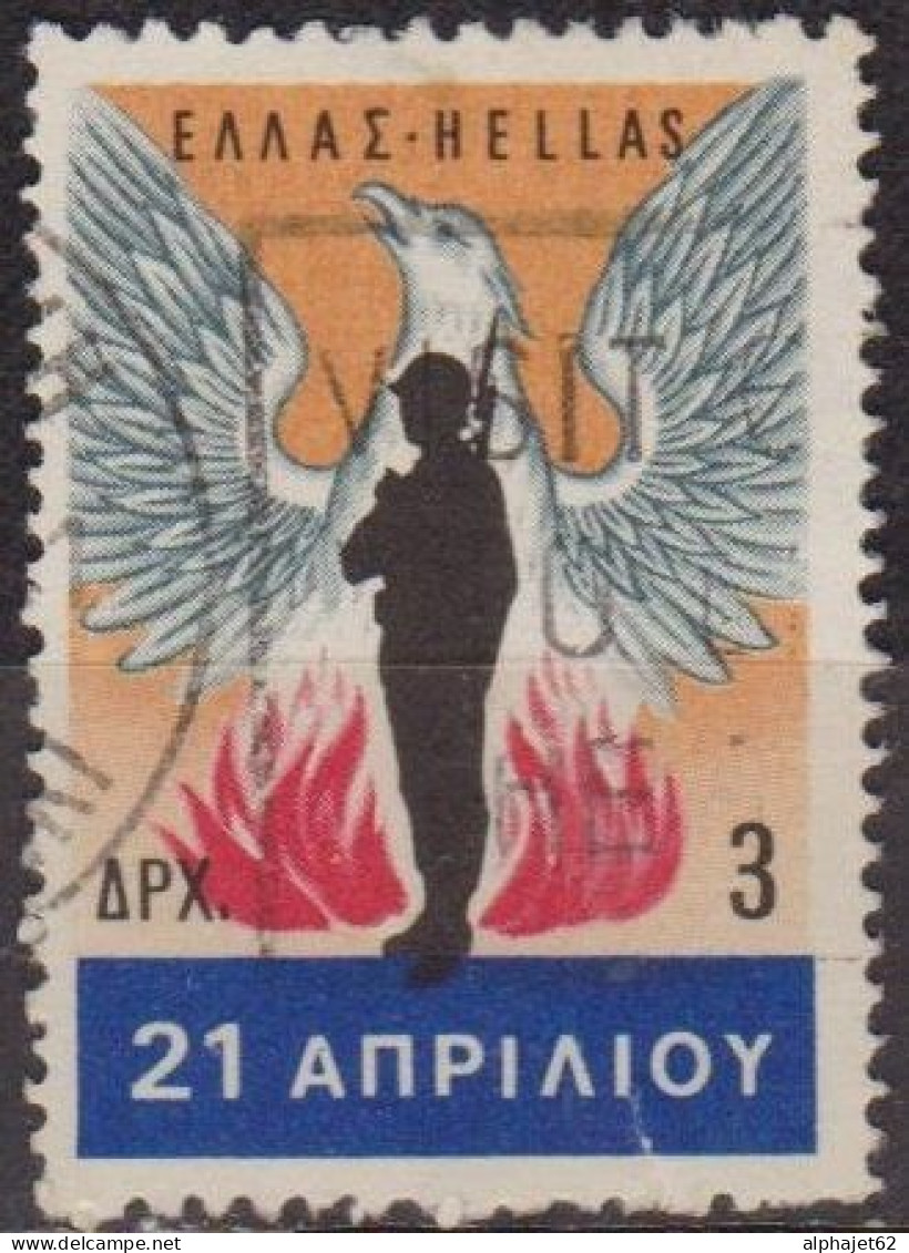 Allégorie - GRECE - Révolution Nationale - N° 937 - 1967 - Oblitérés