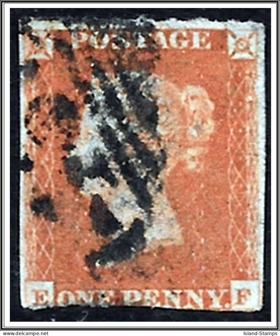 QV 1841 SG8 - 12 1d Red Hrd1 - Used Stamps