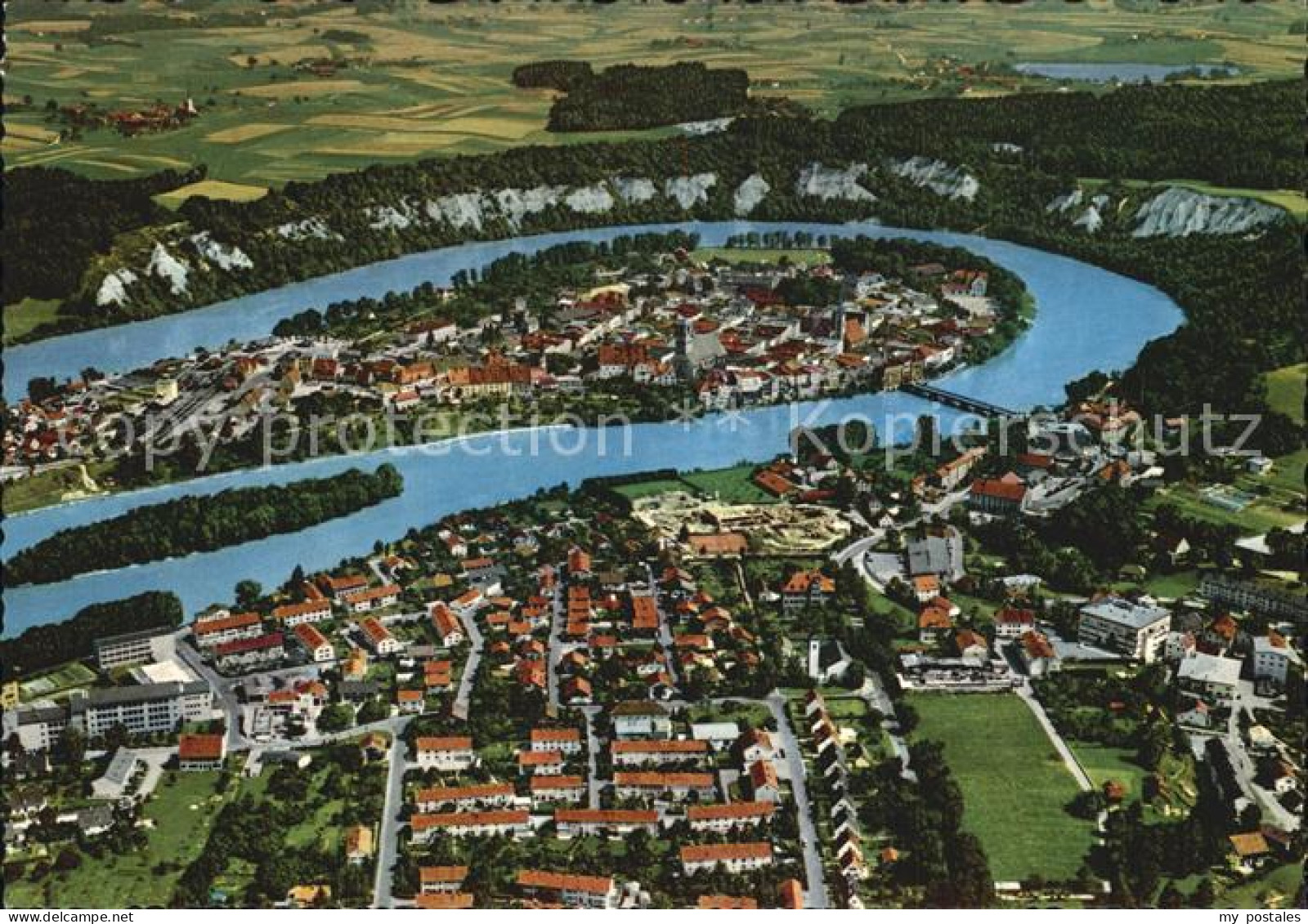 72453424 Wasserburg Inn Fliegeraufnahme Wasserburg - Wasserburg (Inn)