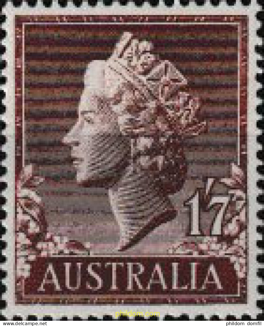 723127 MNH AUSTRALIA 1957 REINA ISABEL II Y ABORIGEN - Nuovi