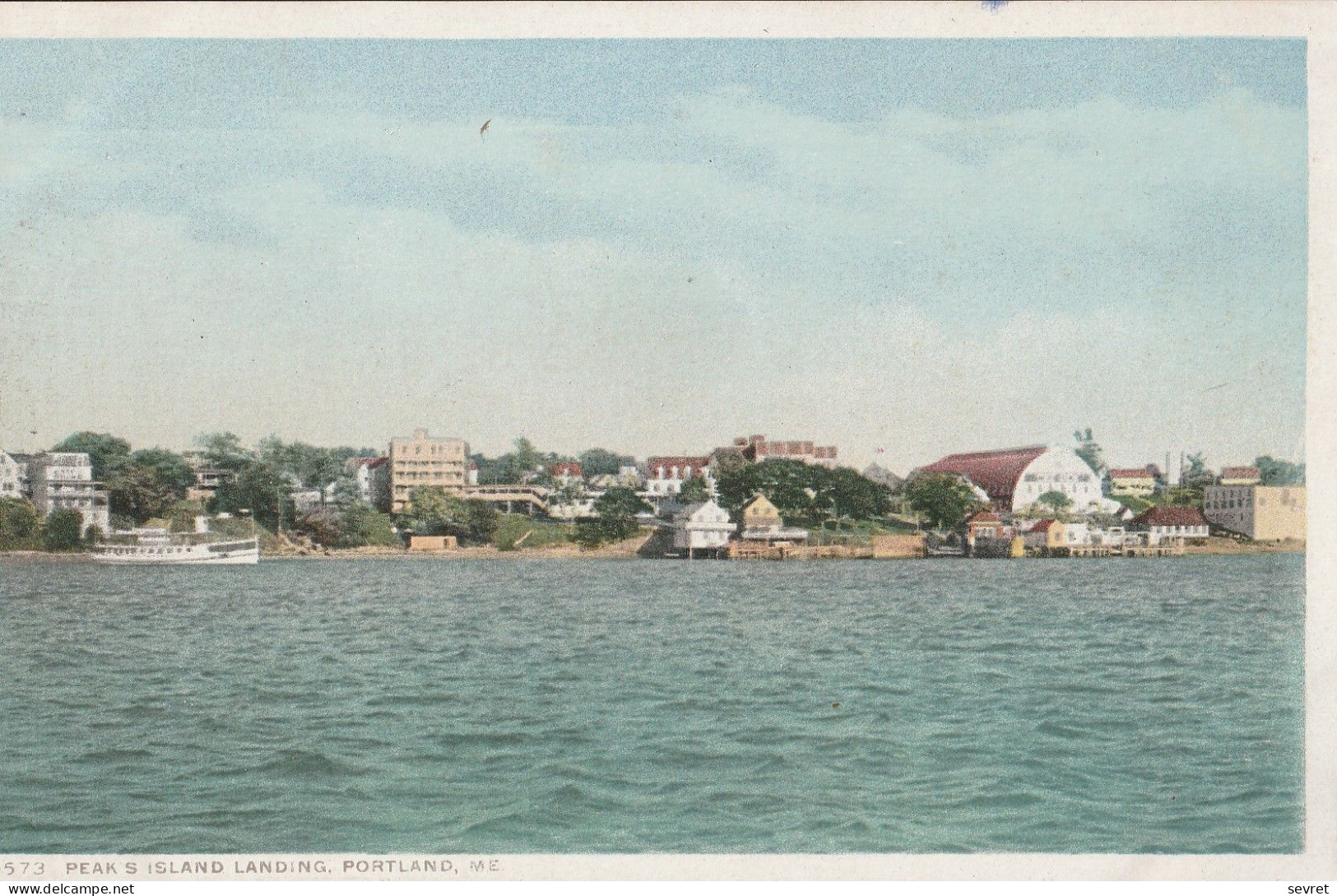 PORTLAND . - Peak's Island Landing. Cliché RARE - Portland