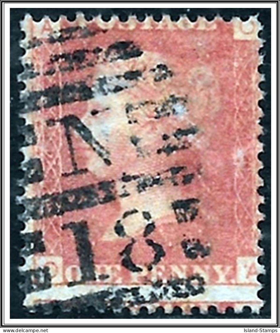 QV 1868 SG43  44, 1d Penny Red, Good Used, Plate 71 (OA) Hrd1 - Usati