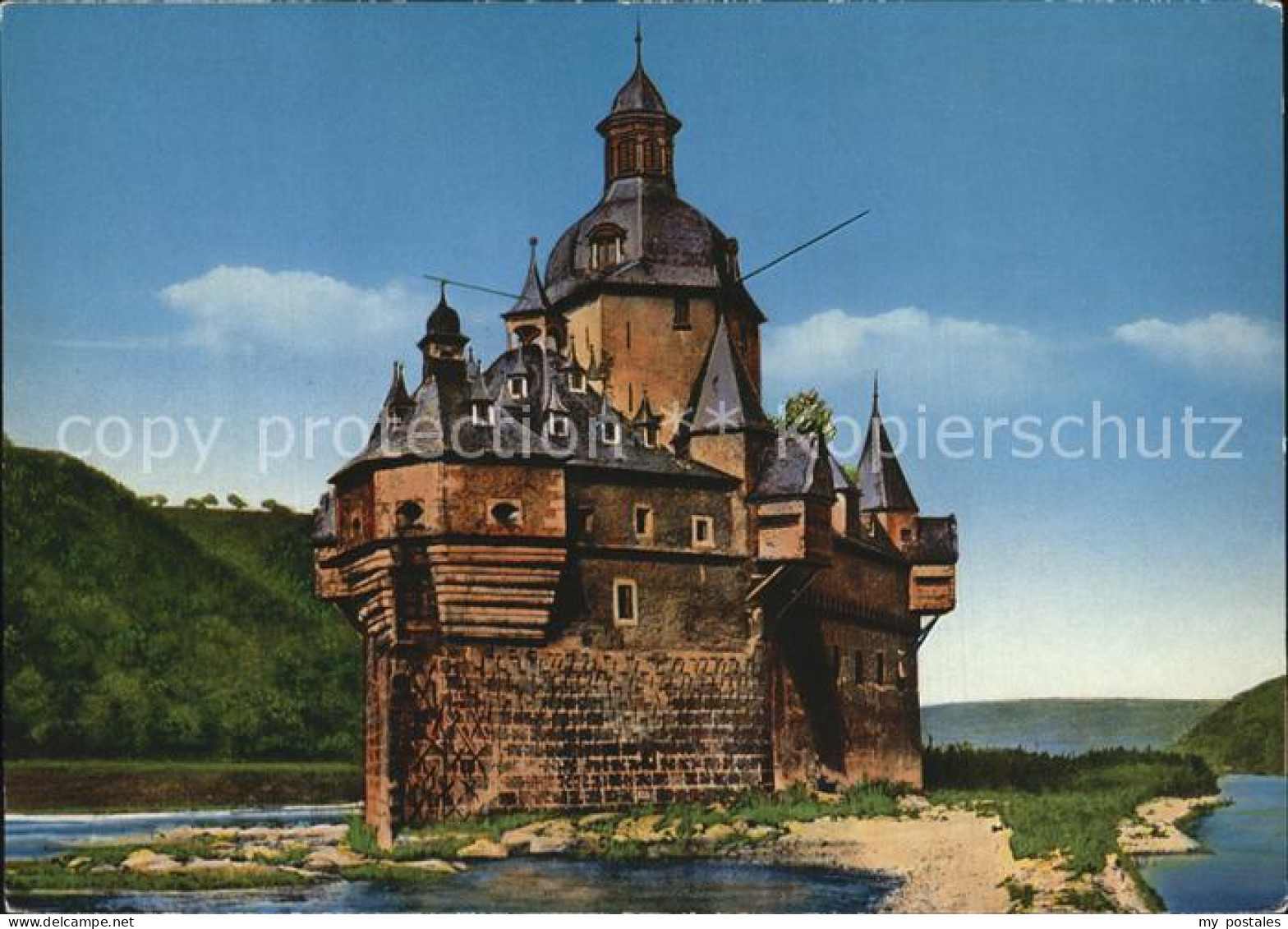 72451746 Kaub Die Pfalz Burg Pfalzgrafenstein Rhein Kaub - Kaub