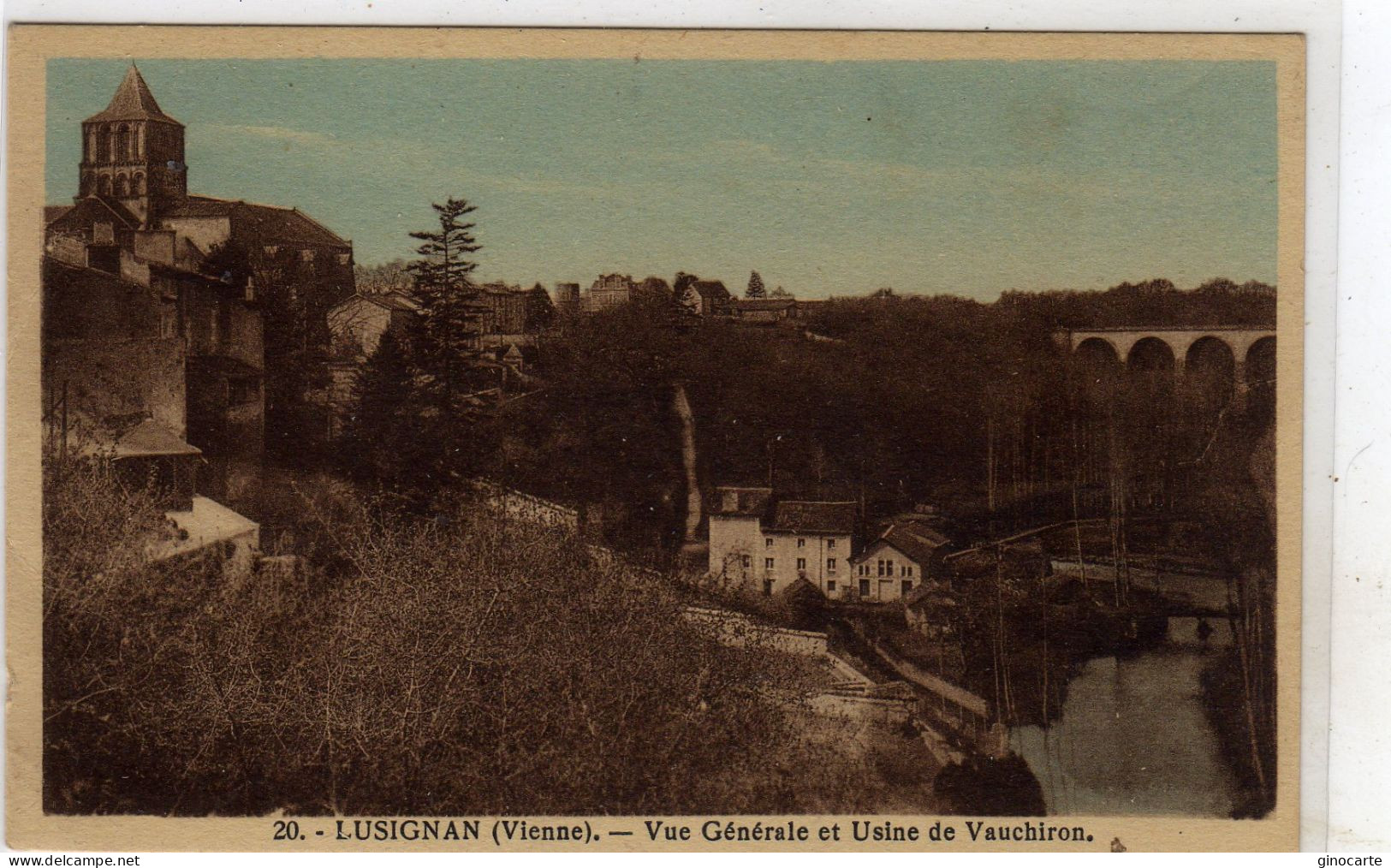 Lusignan Vue Generale Et Usine De Vauchiron - Lusignan