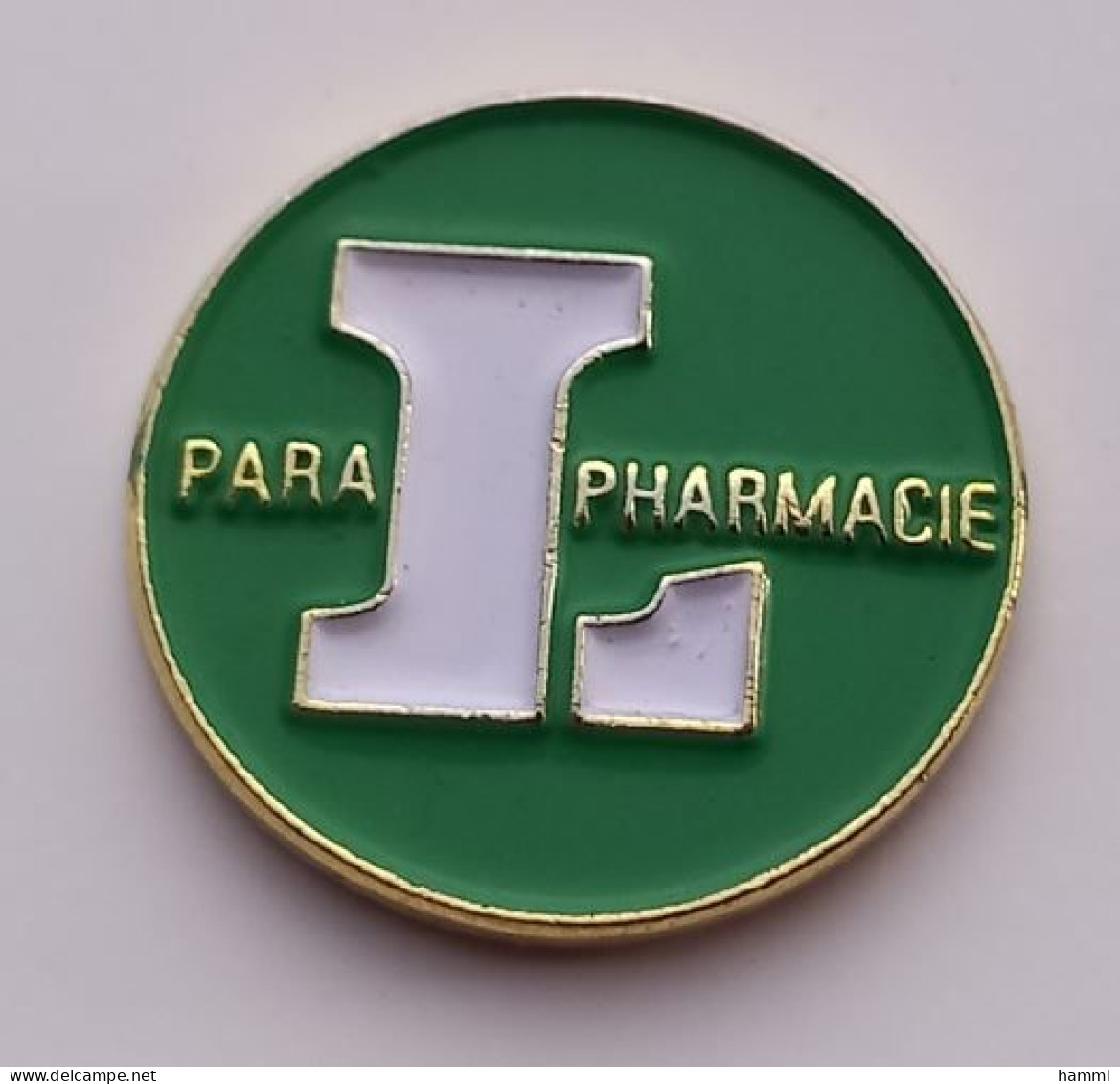 H39 Pin's Centre Commercial LECLERC PARA PHARMACIE 2 Logo Vert Achat Immédiat - Geneeskunde