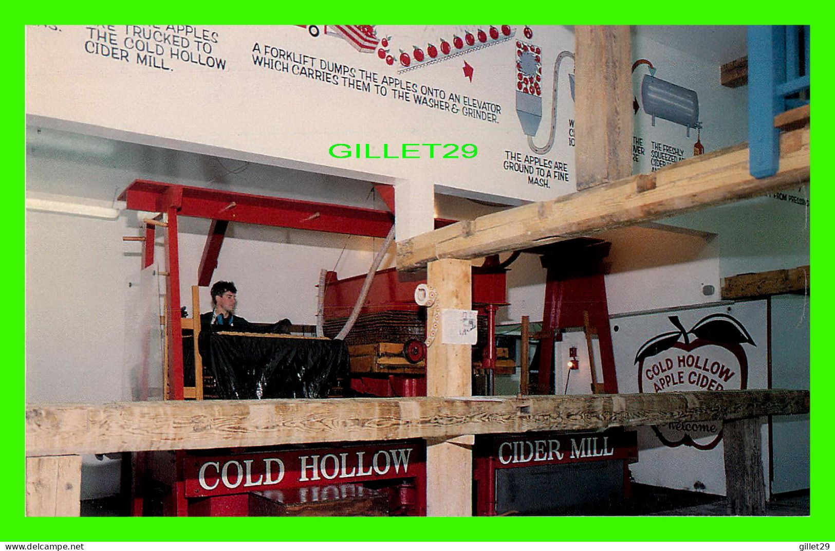 WATERBURY CENTER, VT - COLD HOLLOW CIDER MILL - PHOTO JONATHAN FIRMANN -JOHNNY APPLESEED - - Andere & Zonder Classificatie