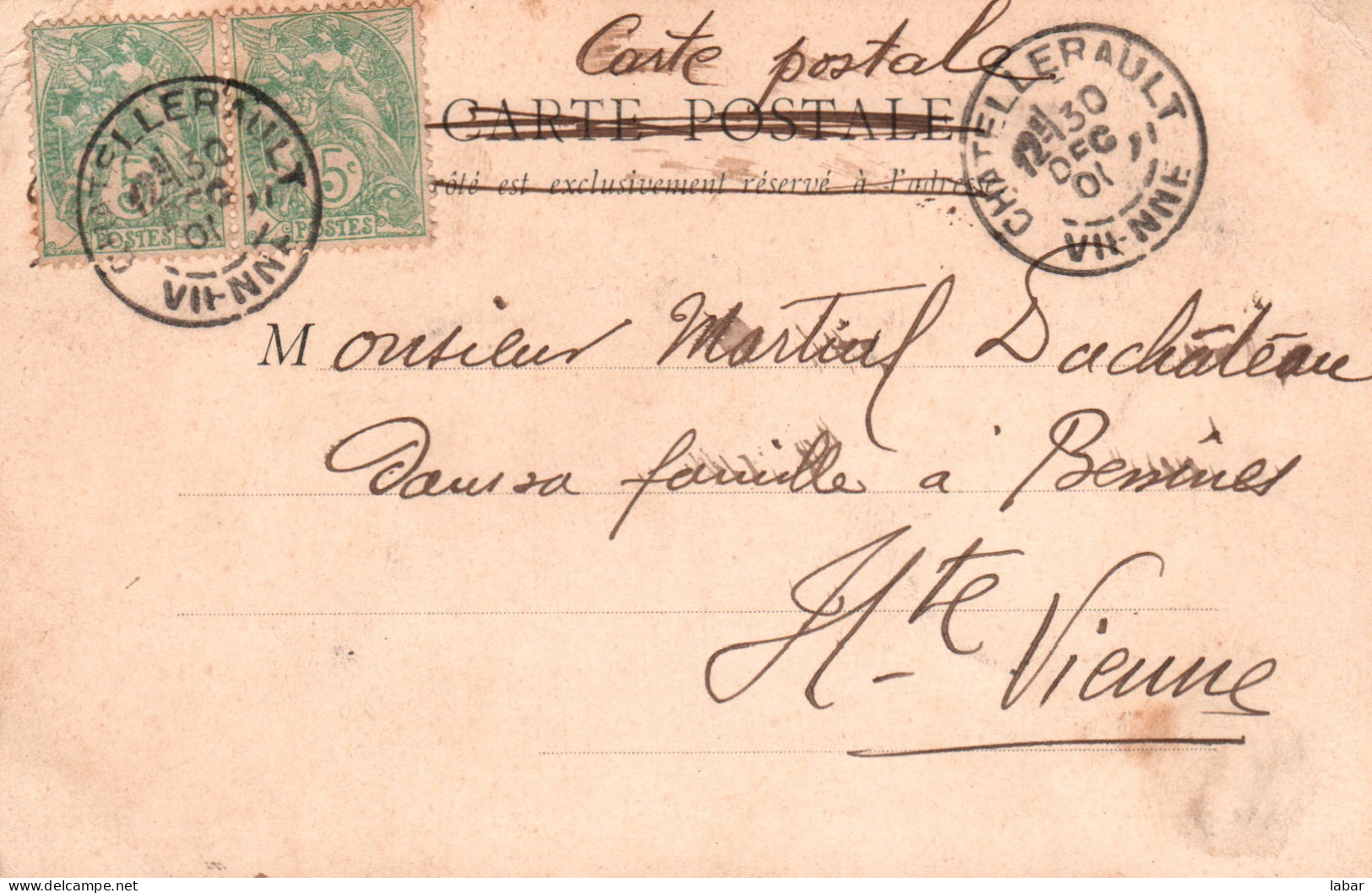 CPA L ISLE JOURDAIN 86 / VALLEE DE LA VIENNE RIVE DROITE / RARE JULES ROBUCHON 1902 - L'Isle Jourdain