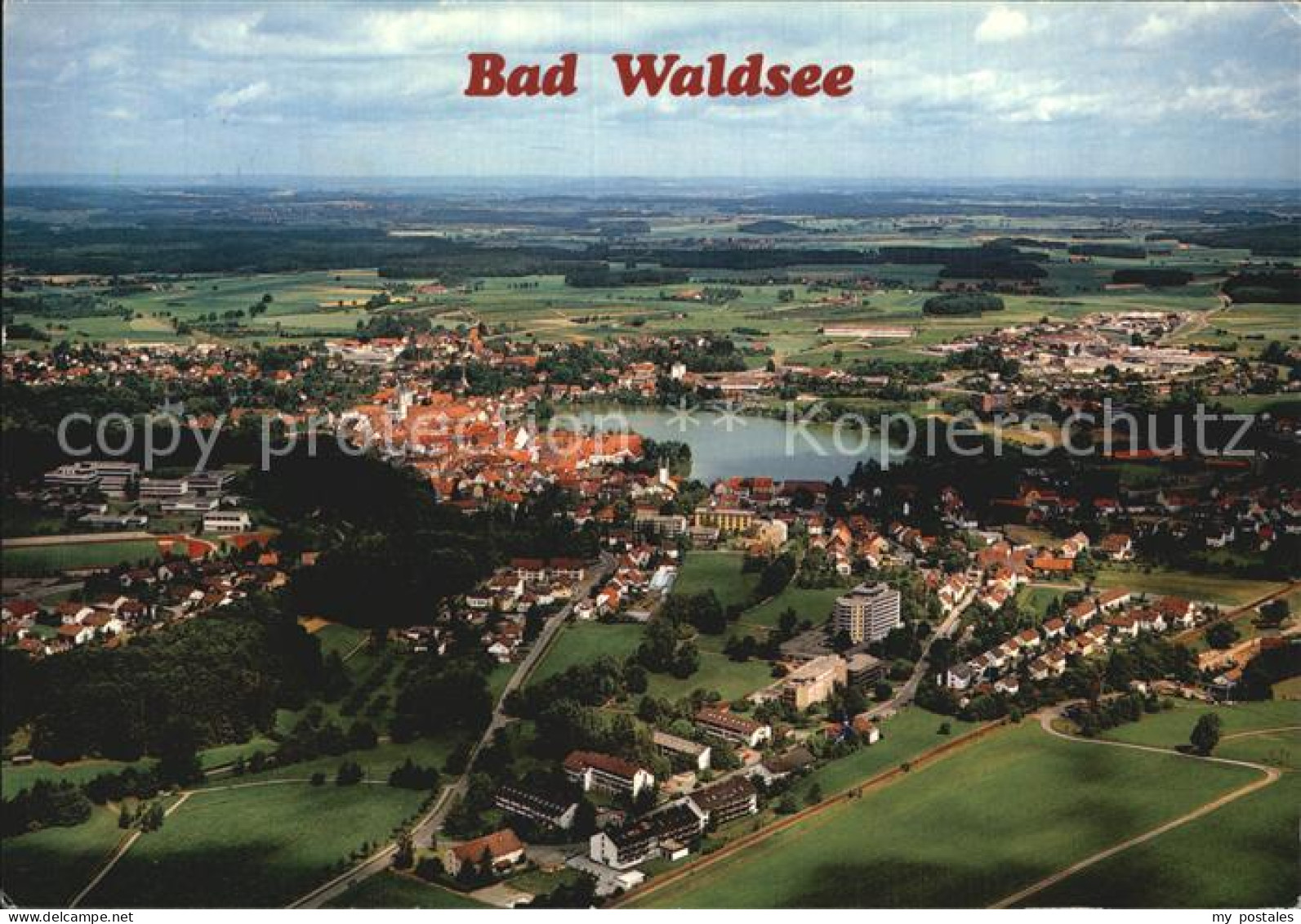 72449256 Bad Waldsee Fliegeraufnahme Bad Waldsee - Bad Waldsee