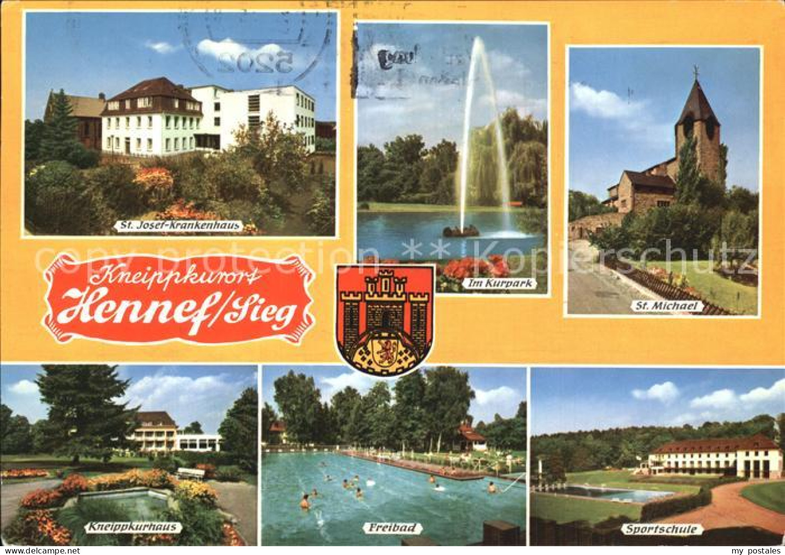 72449224 Hennef Sieg Sankt Michael Freibad Sportschule Kneippkurhaus Kurpark Hen - Hennef