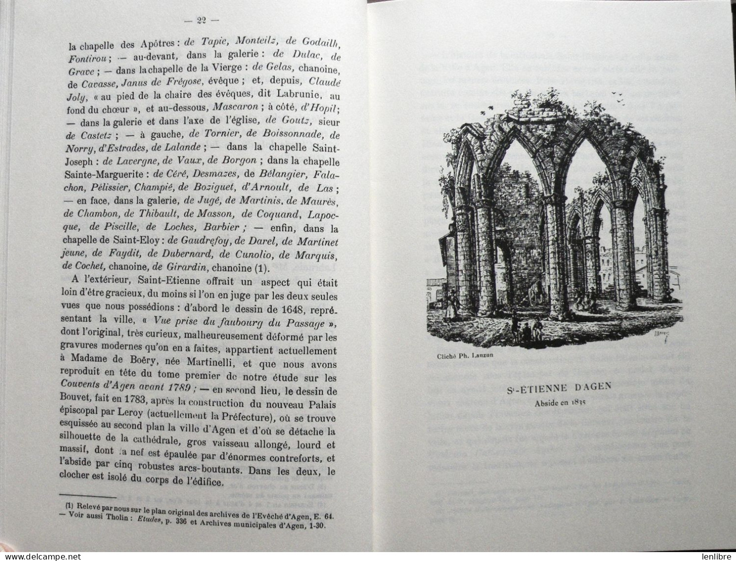 SOUVENIRS Du VIEL AGEN. Philippe Lauzun. 1913. Réédition De 1983. - Aquitaine