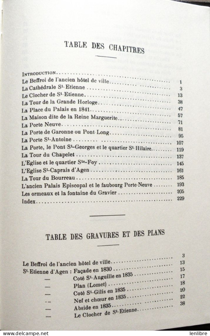 SOUVENIRS du VIEL AGEN. Philippe Lauzun. 1913. Réédition de 1983.