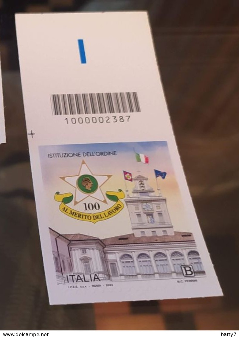 ITALIA 2023 ORDINE AL MERITO DEL LAVORO - INTEGRO - Bar Codes