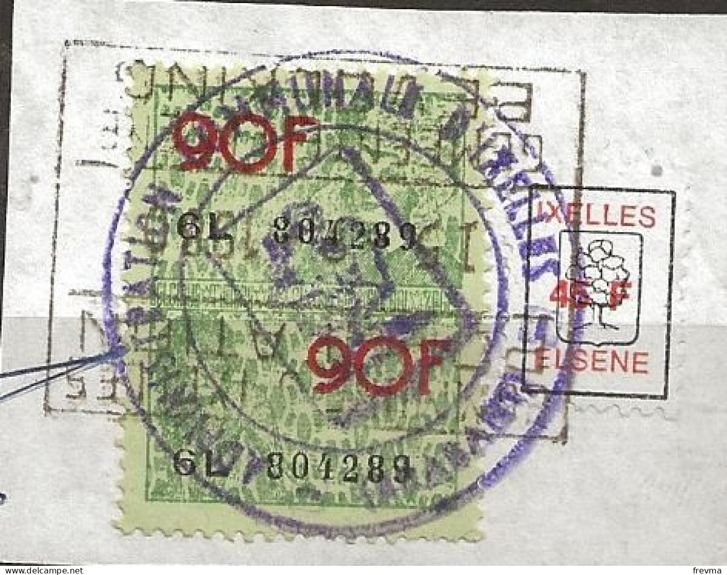 Timbre Belgique Fiscaux 1928 - Timbres