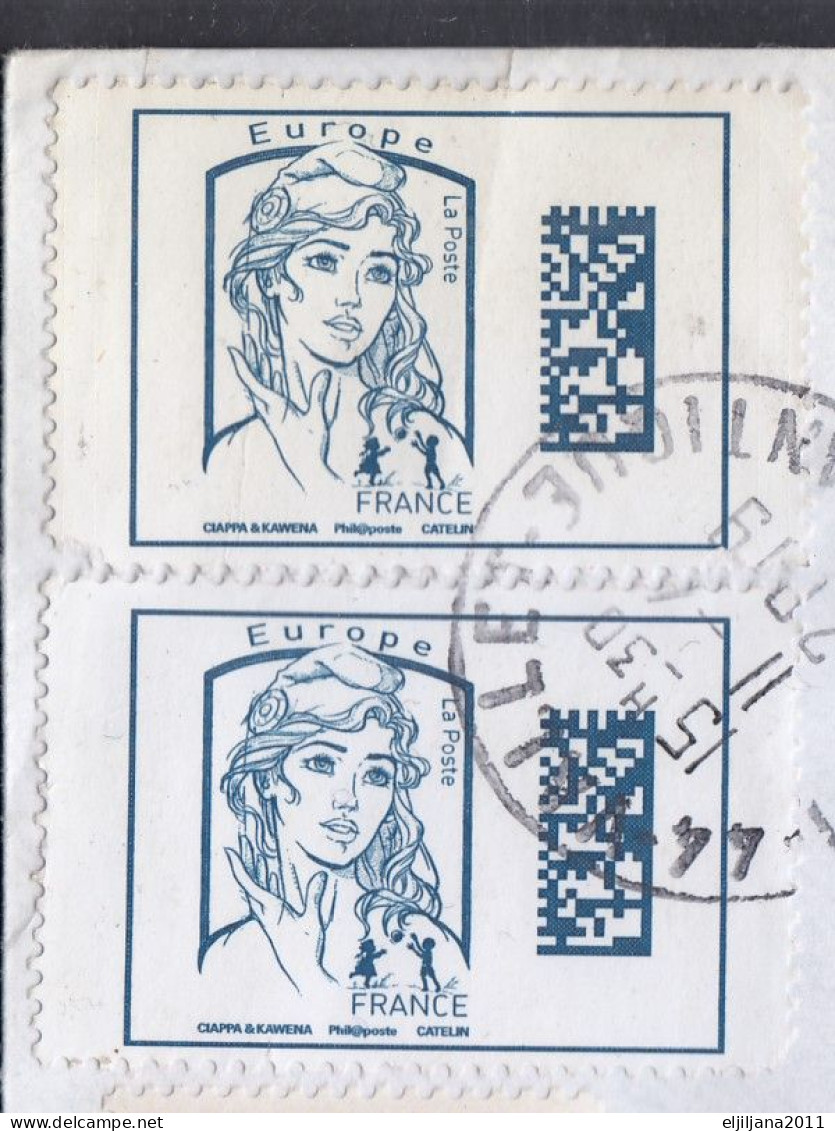 ⁕ France 2019 LB Expres ⁕ Europe La Poste / Marianne De Ciappa Kawena - Catelin ⁕ Used Cover / Enveloppe - 2013-2018 Marianne Of Ciappa-Kawena