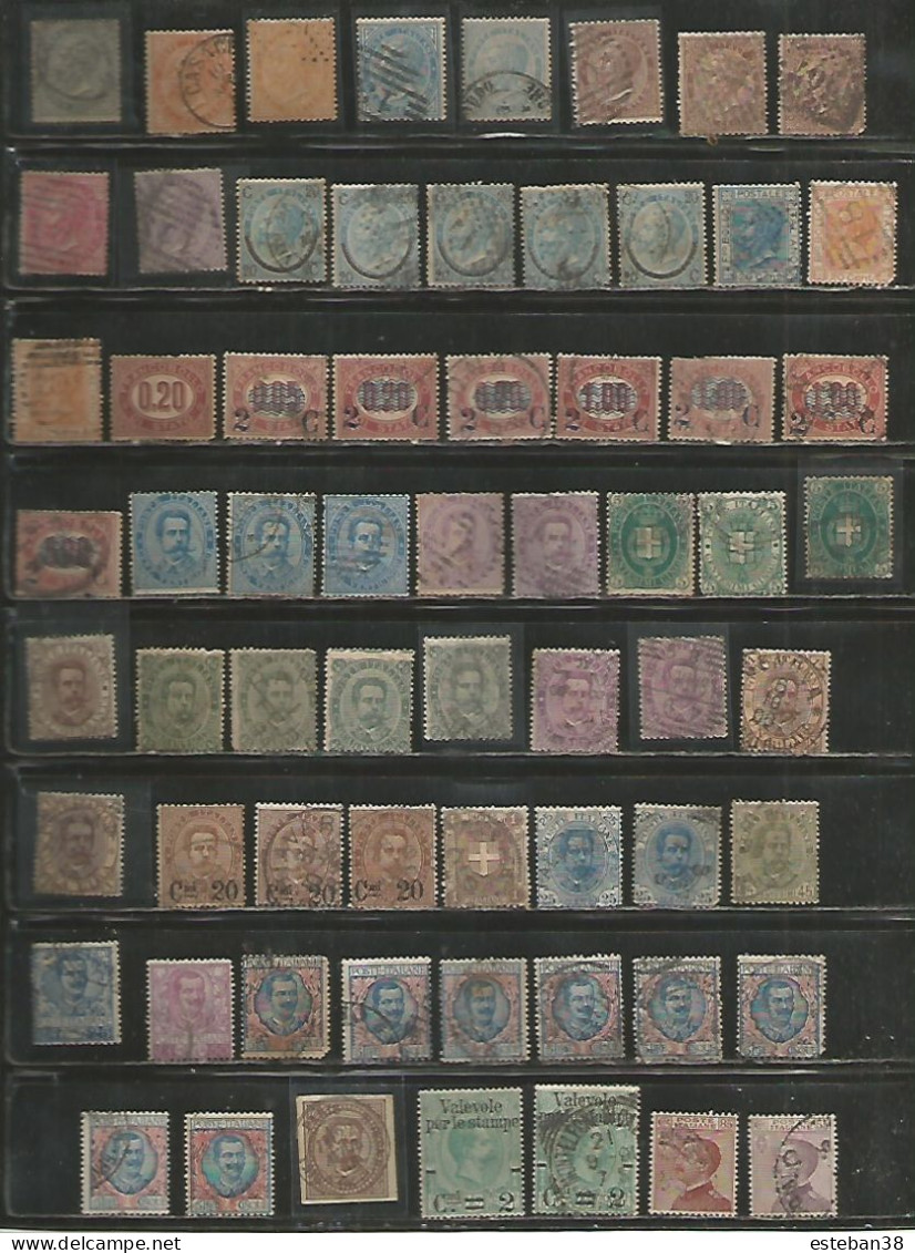 Italie Timbres Diverses - Collections