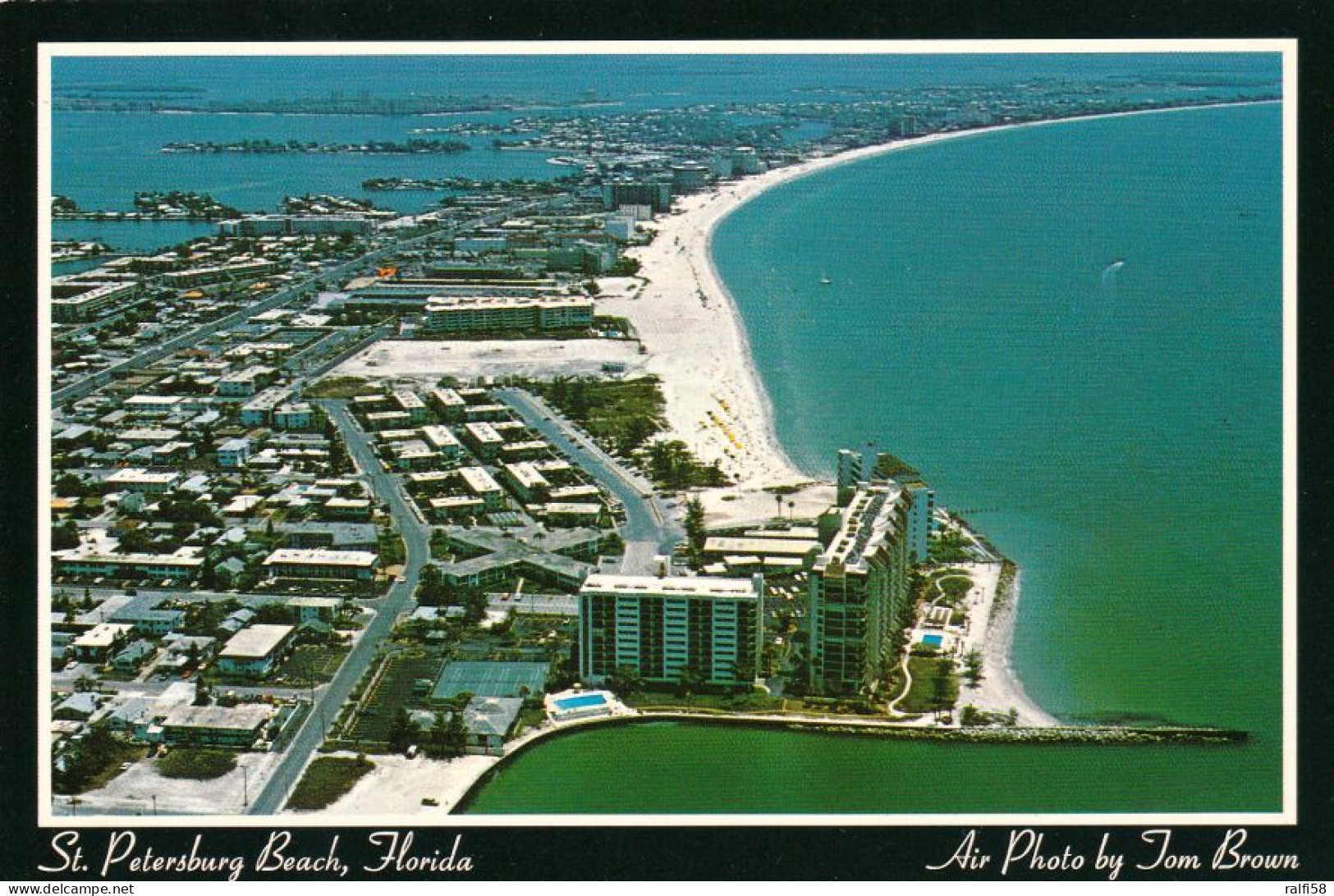 1 AK USA / Florida * Blick Auf St Petersburg Beach - Luftbildaufnahme * - St Petersburg