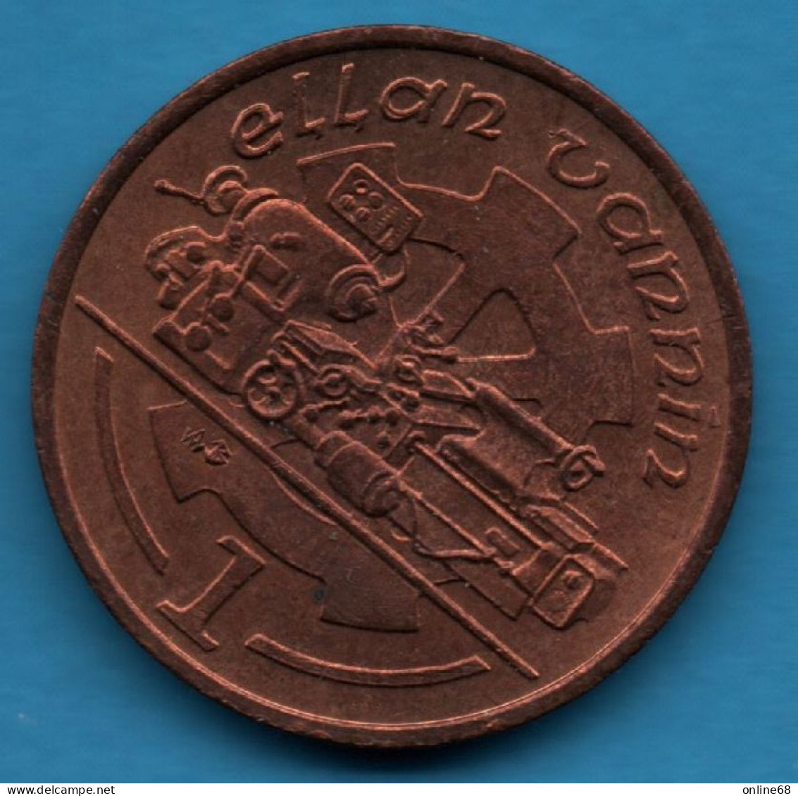 ILE OF MAN 1 PENNY 1988 KM# 207 Elizabeth II - Isle Of Man