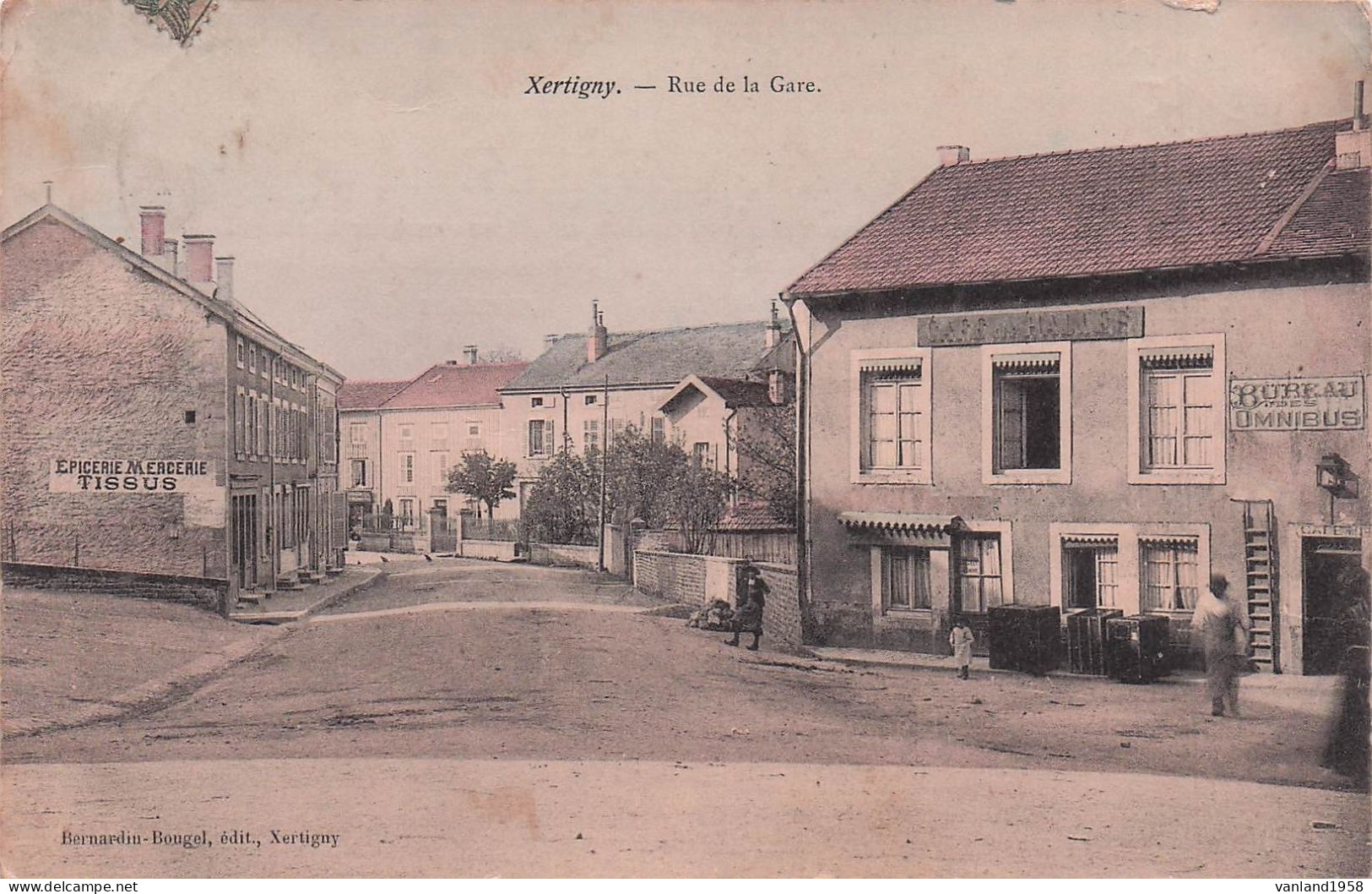 XERTIGNY-rue De La Gare (colorisée) - Xertigny