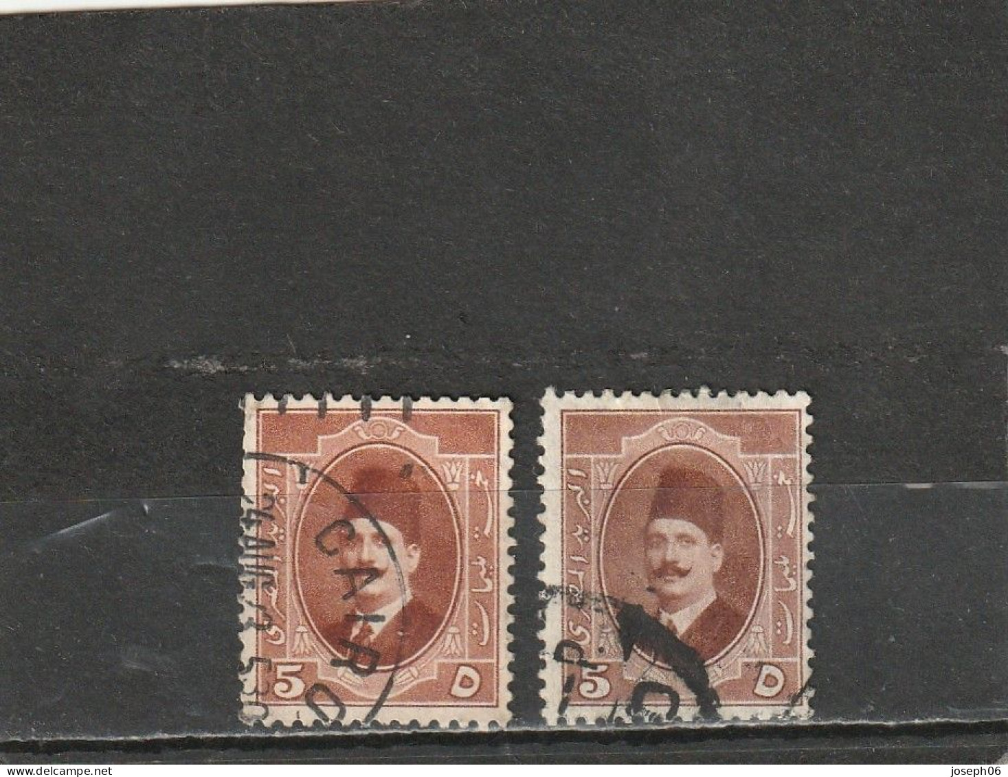 EGYPTE    1923-24   Y.T. N° 86  Fouad 1er  Oblitéré  Voir Couleur - Gebraucht