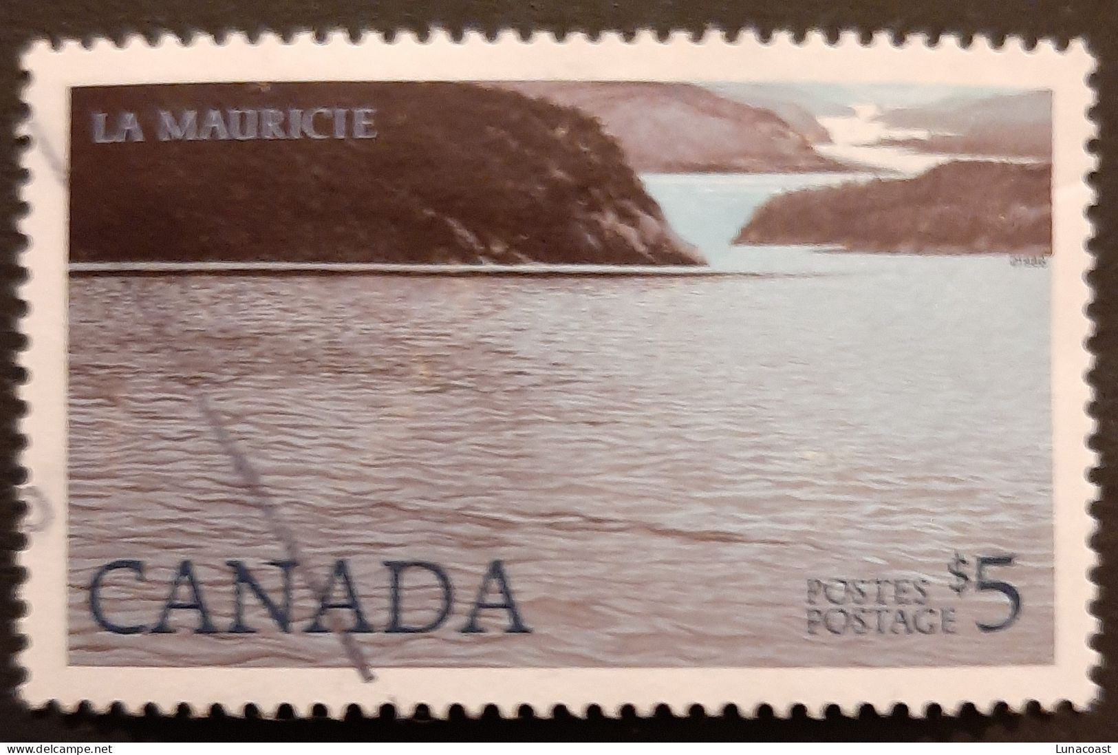 Canada 1986  USED  Sc1084,  5$ La Mauricie National Park - Usados