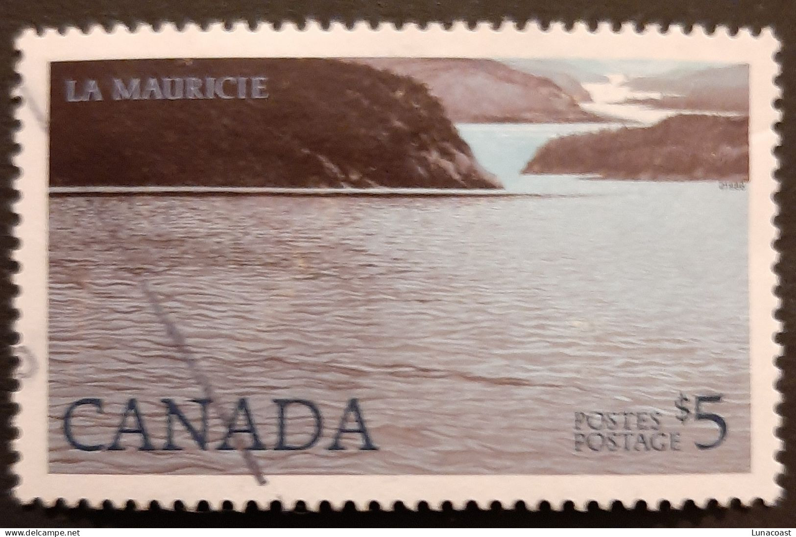 Canada 1986  USED  Sc1084,  5$ La Mauricie National Park - Oblitérés