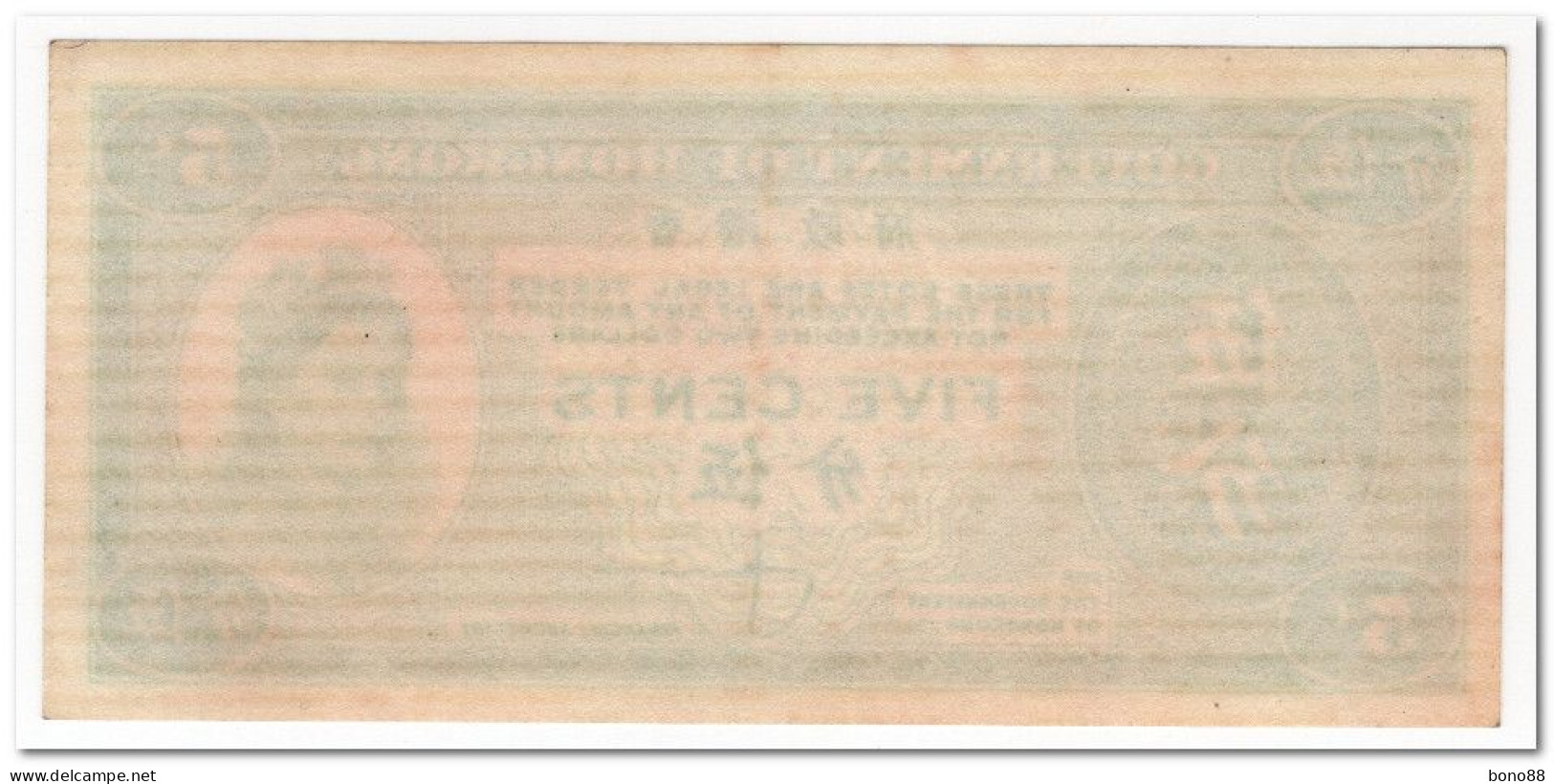 HONG KONG,5 CENTS,1961-65,P.326,XF,HAS BEEN GLUED - Hongkong