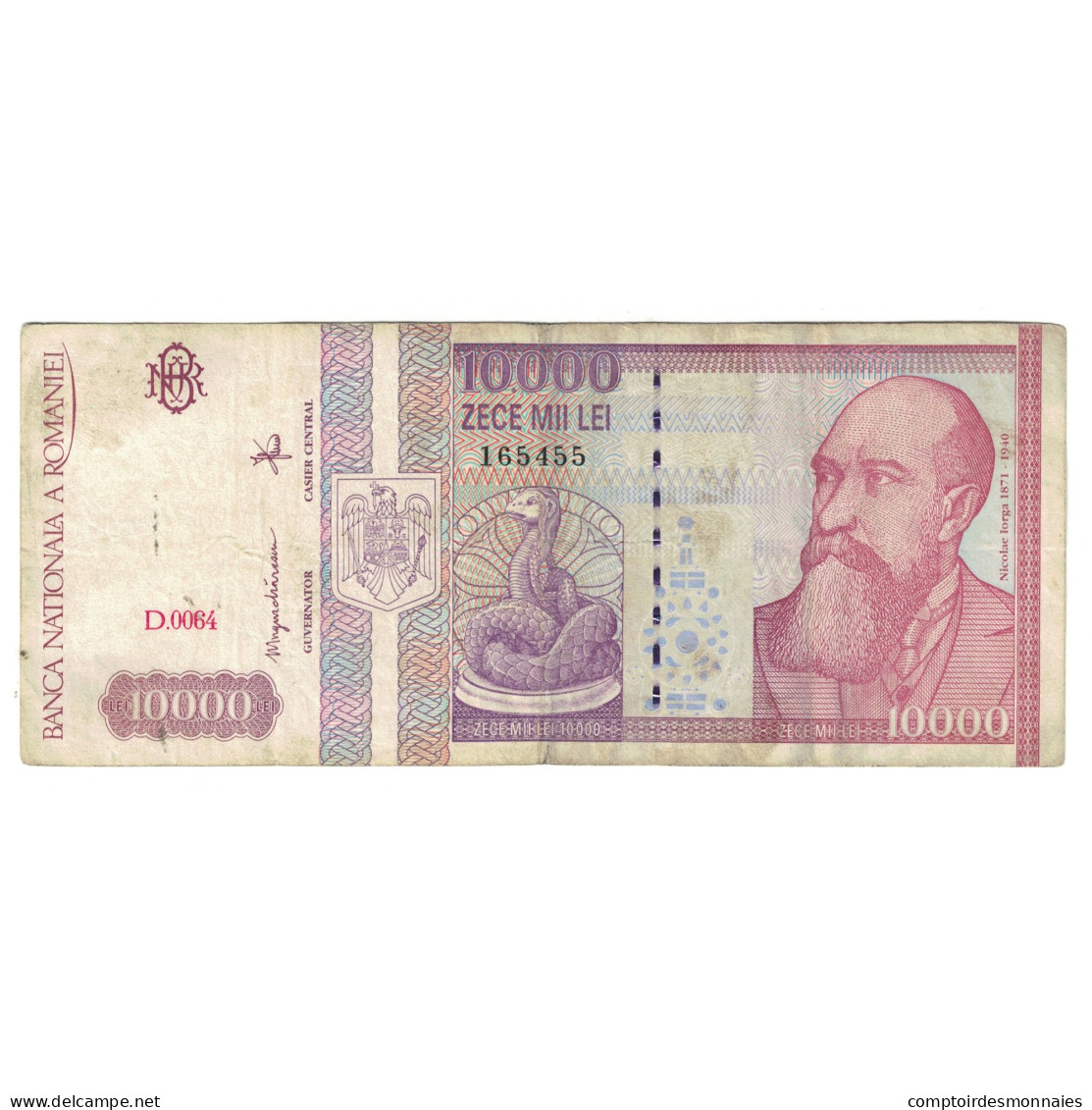 Billet, Roumanie, 10,000 Lei, 1994, 1994-02, KM:105a, TB+ - Rumänien