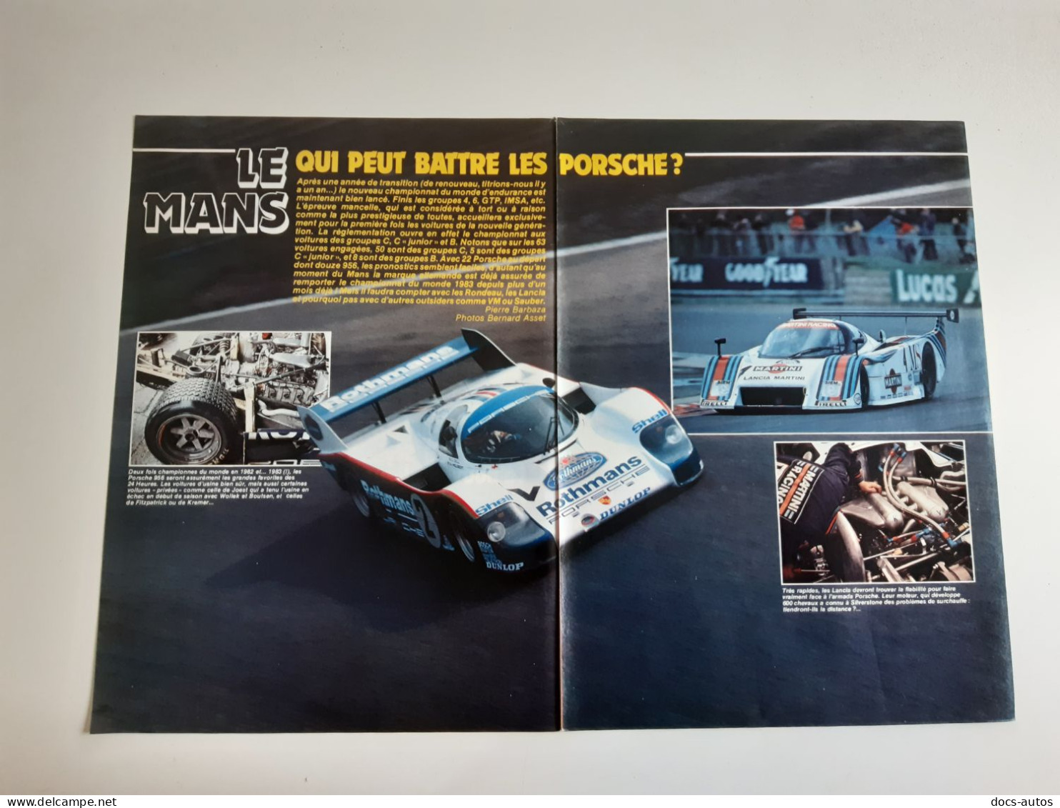 24 Heures Du Mans 1981 - Coupure De Presse Automobile - Other & Unclassified