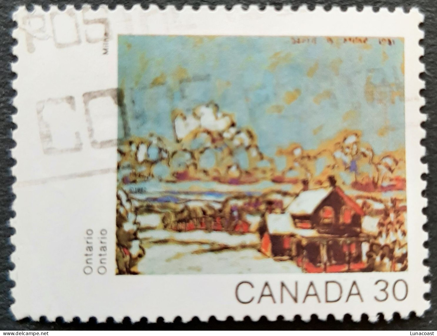 Canada 1982  USED  Sc962,  30c Canada Day, Ontario - Gebruikt