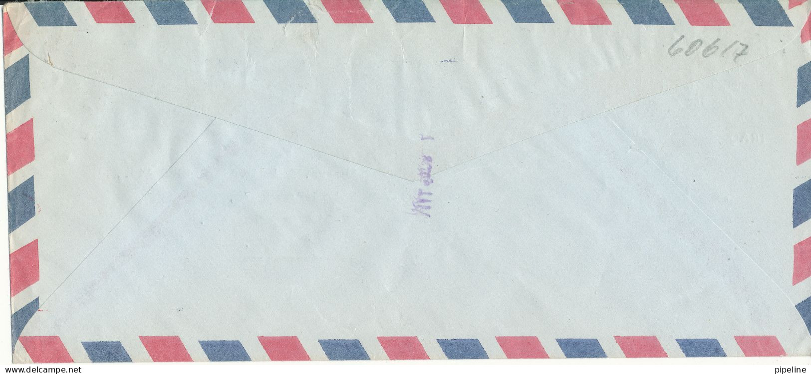 Iraq Air Mail Cover Sent To Denmark Topic Stamps - Iraq