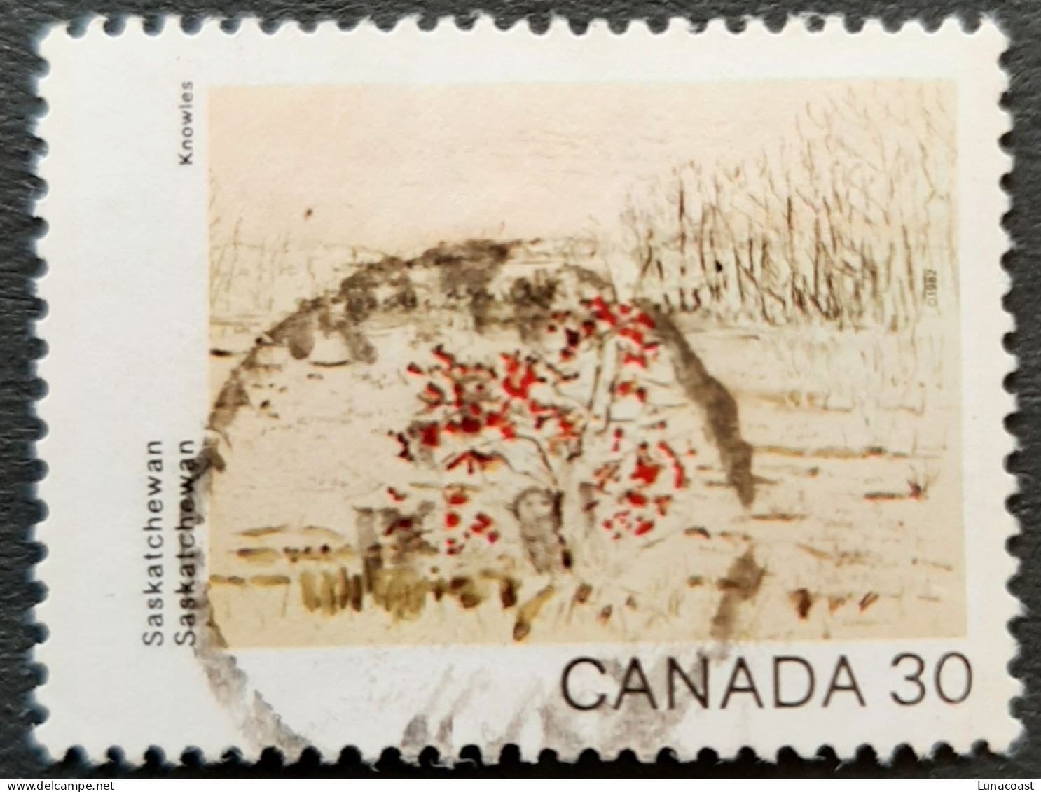Canada 1982  USED  Sc961,  30c Canada Day, Saskatchewan - Gebruikt