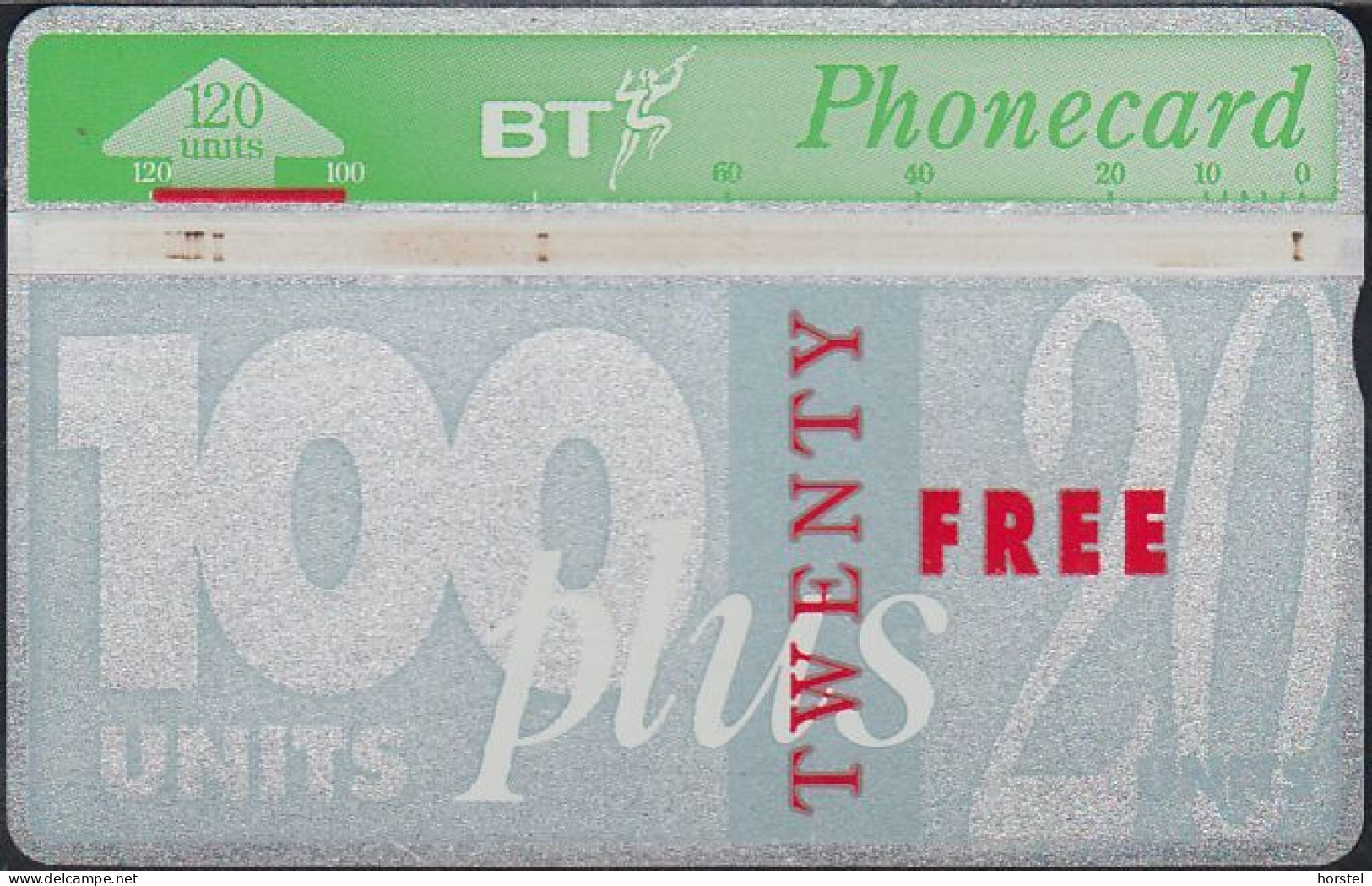 UK - British Telecom L&G  BTD050 - 10th Issue Phonecard Definitive 100+20 (Bonus Units) - 120 Units - 421E - BT Emissions Définitives