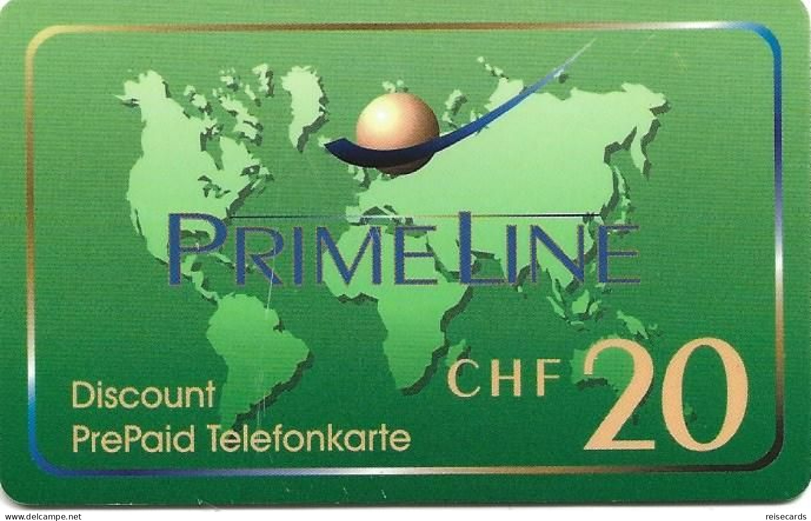 Switzerland: Prepaid Prime Line - Kontinente - Switzerland