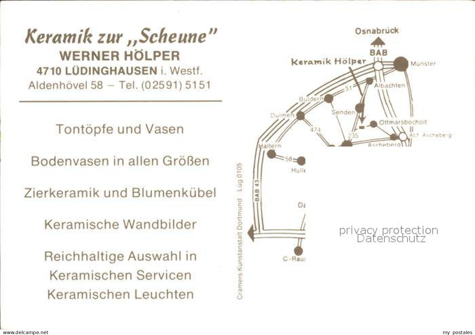 72442772 Luedinghausen Keramik Zur Scheune Details Fliegeraufnahme Luedinghausen - Luedinghausen