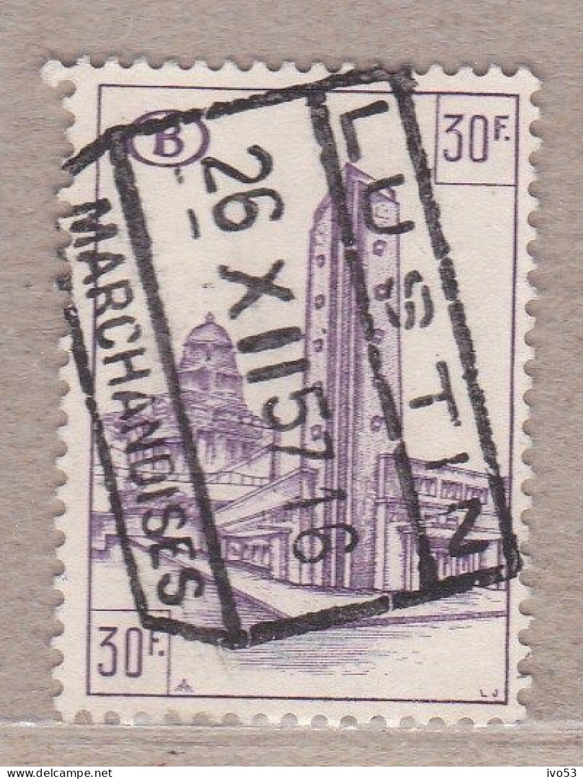 1953 TR349 Gestempeld.Noord-zuidverbinding Te Brussel. - Afgestempeld