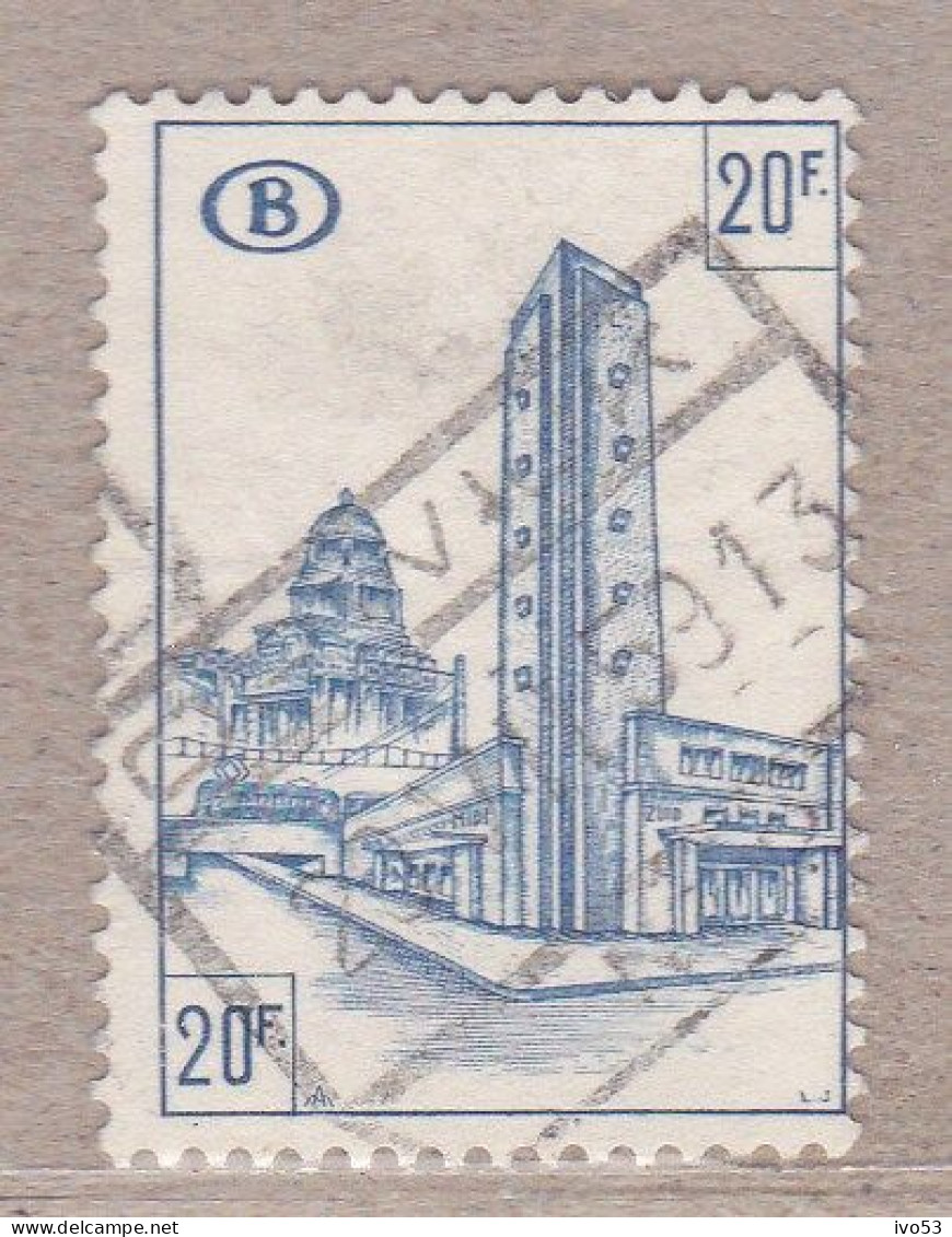 1953 TR348 Gestempeld.Noord-zuidverbinding Te Brussel. - Gebraucht