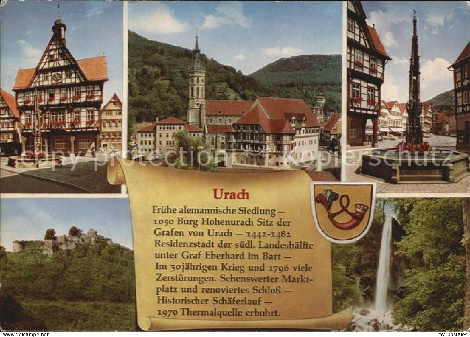 72439926 Urach Bad Wasserfall Brunnen  Bad Urach - Bad Urach