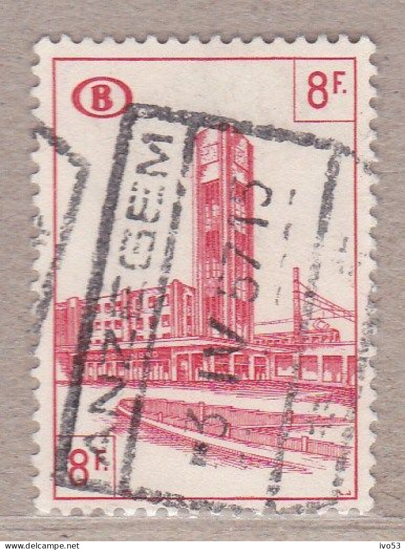 1953 TR344 Gestempeld.Noord-zuidverbinding Te Brussel. - Used