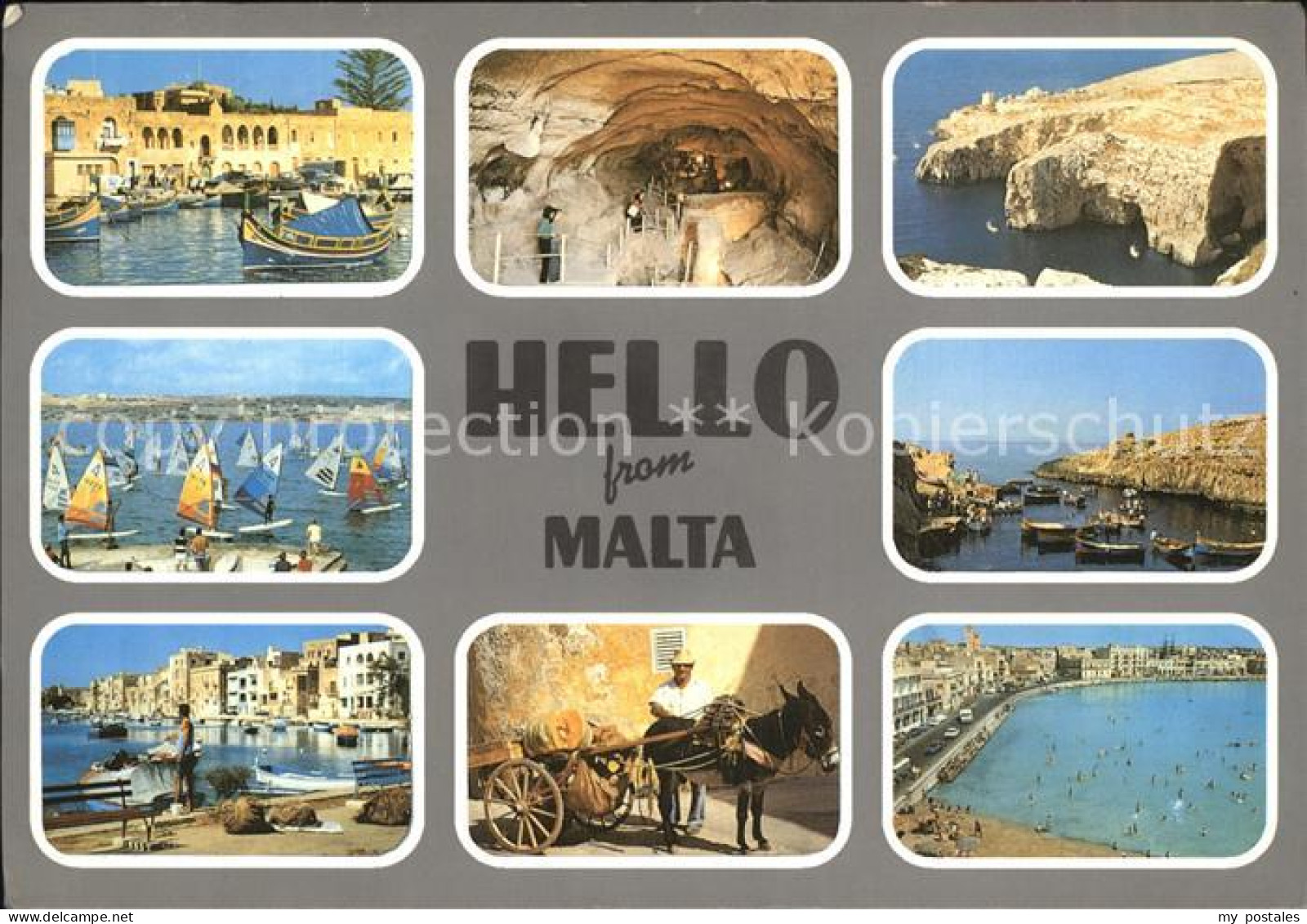 72439750 Malta Fischerhafen Wassersport Gemuesehaendler Felskueste  - Malta